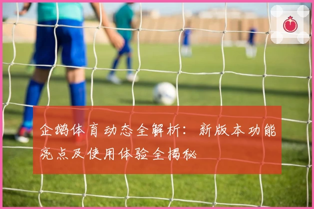 企鹅体育动态全解析：新版本功能亮点及使用体验全揭秘
